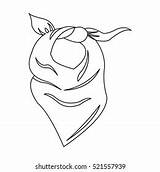 Handkerchief sketch template