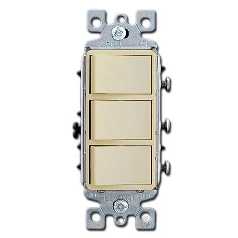ivory combo  decora rocker light switches
