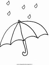 Pioggia Ombrello Disegno Natura sketch template