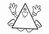 Triangle Coloring Pages Getdrawings Getcolorings sketch template