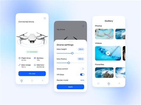 drone app  vr vr goggles  cleveroad  dribbble