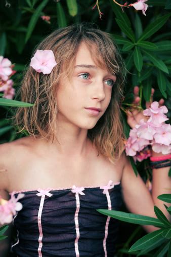 oleander girl stock photo  image  adolescence black color blue istock