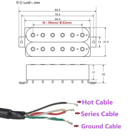 fleor humbucker wiring diagram