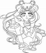 Sailor Moon Coloring Pages Printable Kids Book Coloring4free Bestcoloringpagesforkids Hair Beautiful Crystal Chibiusa Sailormoon Anime Stars Print Sheets Getdrawings Drawing sketch template