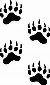 Bear Tracks Clipart Track Paw Clip Tattoo Tattoos Silhouette Print Indian Stencils Beartracks Bears Clipground Cliparts Websites Reports Working Graphic sketch template