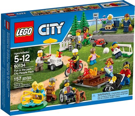 lego  city town fun   park city people pack building toy