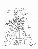 Garden Dearie Dolls Digi Stamps Girl Freedeariedollsdigistamps sketch template