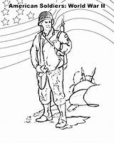 Coloring Pages Army Soldier Ww2 American Soldiers Getcolorings Color Pag Printable Getdrawings Colorings Col sketch template