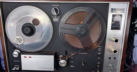 Picked Up This Vintage Bell And Howell Reel To Reel At My Flea Market