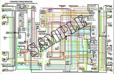color wiring diagram mgtc mg tc   usuk spec ebay