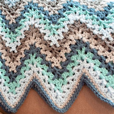 stitch crochet ripple afghan  crochet pattern