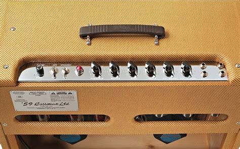 fender  bassman valve guitar amp lacquered tweed  gearmusiccom