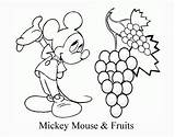 Mickey Mouse Fruits Epic Skating Arcimboldo Oswald U0026amp Popular Coloringhome sketch template