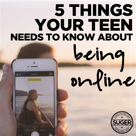 5 things your teen needs to know about being online