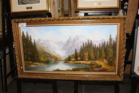 framed original oil painting  abbotsford canadian artist peter kaszonyi