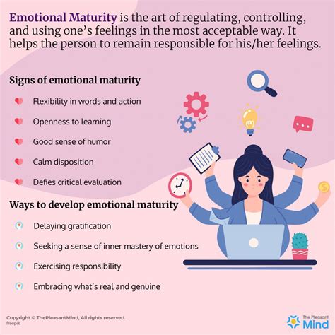 emotional maturity definition signs types ways  develop  skill