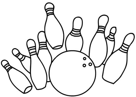 printable bowling coloring pages jessicaaxbarton