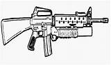 Coloring Pages Gun Military Color Printable Getcolorings Getdrawings sketch template