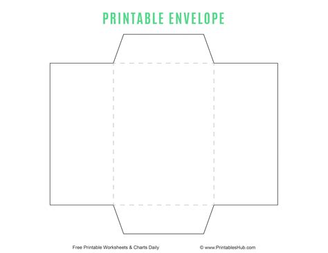 money envelope template printable