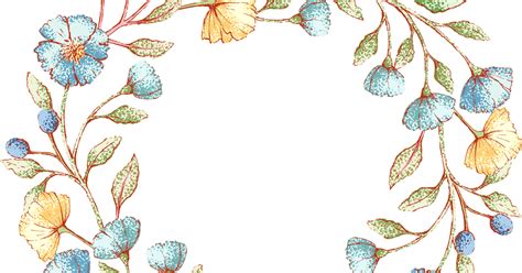 frames floral em png para baixar graça layouts design