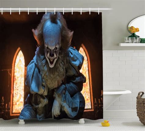 Pennywise Clown It Monster Shower Curtains Home Decor
