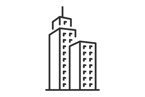 office building icon illustrator graphics creative market