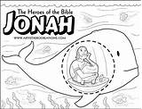 Jonah Coloring Pages Bible Whale Printable Kids Heroes Getdrawings Color Getcolorings Colorings sketch template