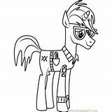 Coloring Trenderhoof Pages Friendship Pony Magic Little Coloringpages101 sketch template