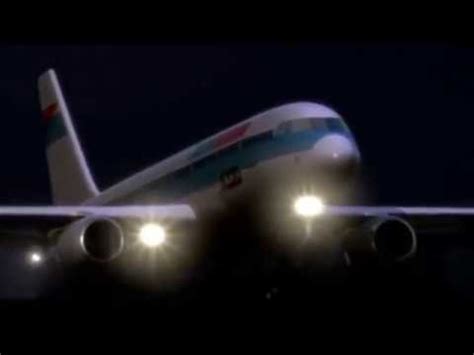 air inter flight  crash animation youtube