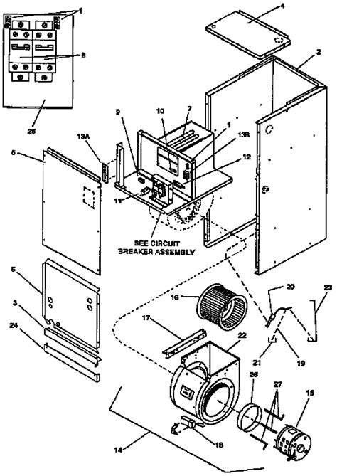 unit parts diagram parts list  model  goodman parts air handler parts searspartsdirect