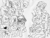 Coloring Filly Pages Comments Celestia Princess sketch template
