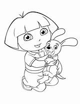 Dora Dog Explorer Coloring Pages Puppy Pdf Holds Arms Her Pages2color Colouring Sheets Printable Fresh Games Cookie Copyright Choose Board sketch template