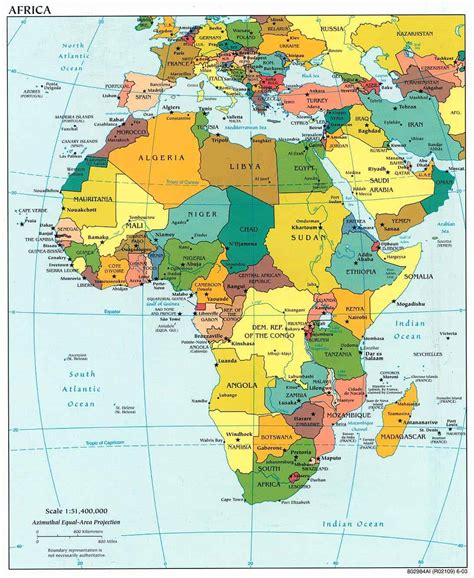 mapa de africa politico  fisico  imprimir paises