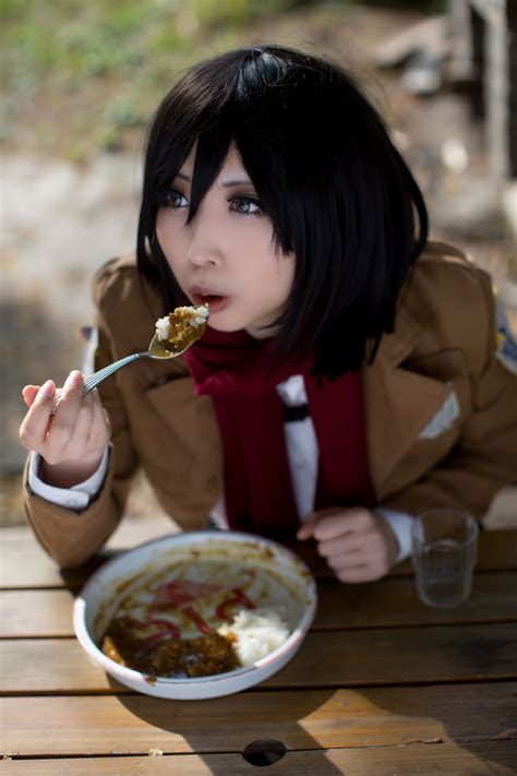 Mikasa Ackerman Cosplay By Momoiro Reku Not At All Vicious Sankaku
