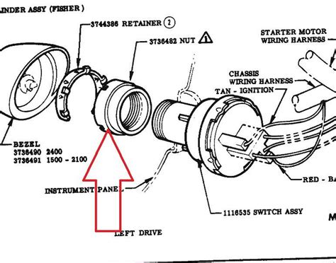 chevy ignition switch wiring diagram