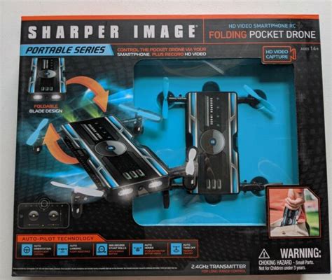 sharper image pocket drone hd video control  smartphones  sale  ebay