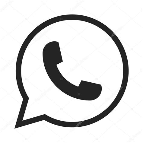 telephone icon symbol vector whatsapp logo symbol phone pictogram