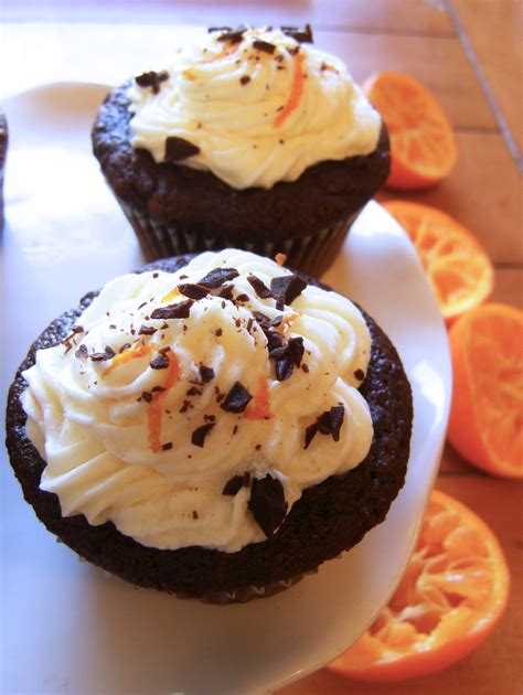 Dark Chocolate Orange Cupcakes Long Distance Baking