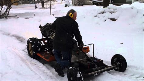 jet engine powered snow blower youtube