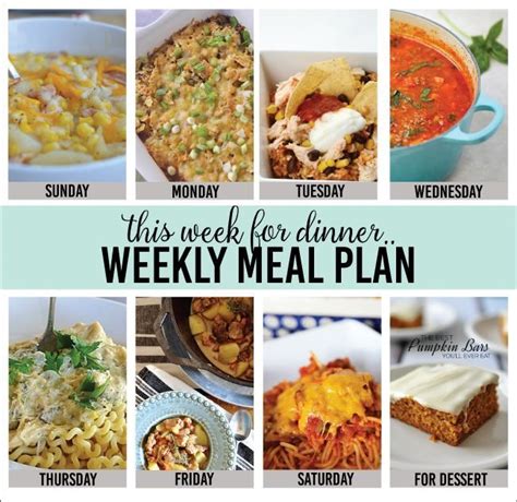 weekly meal plan  printable skip   lou