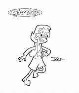 Coloring Pages Cyberchase Sid Kid Science Kids Pbs Inez Word Girl Color Getcolorings Uteer sketch template