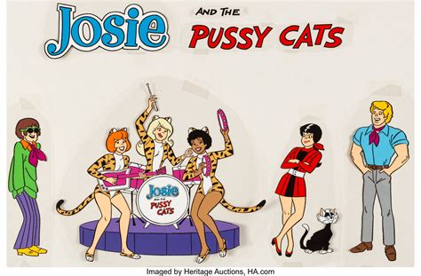 Josie And The Pussycats Promotional Artwork Hanna Barbera 1970