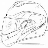 Helmet Coloring Pages Motorcycle Drawing Bike Dirt Motocross Printable Outline Template Kids Colouring Honda Supercoloring Drawings Color Getdrawings Motor Sketch sketch template