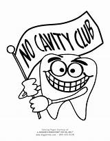 Coloring Pages Dental Colgate Cavity Club Drawing Toothpaste Teeth Toothbrushes Banner Getdrawings sketch template
