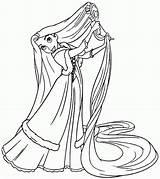 Rapunzel Colouring Tangled Coloringhome Mermaid sketch template