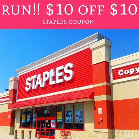 run    staples coupon  stuff deal hunting babe