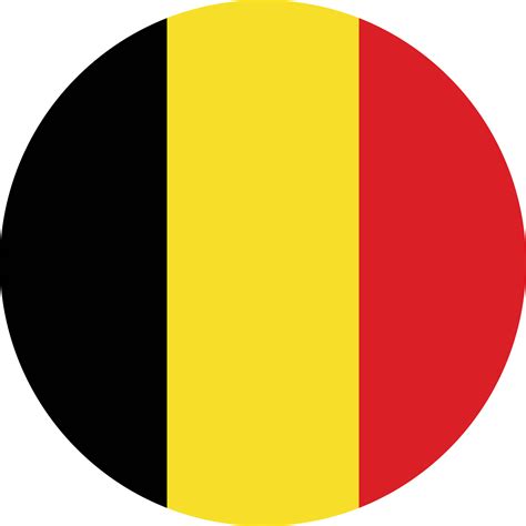 drapeau de cercle de belgique png pour telechargement gratuit