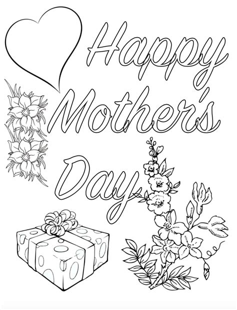 good mothers day coloring pages coloring pages