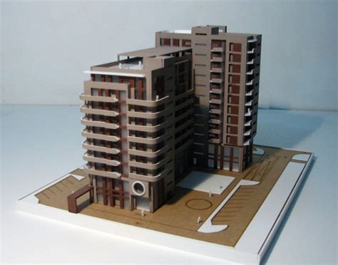 architectural scale model residential building architectural scale