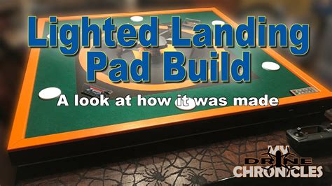 building  lighted landing pad youtube